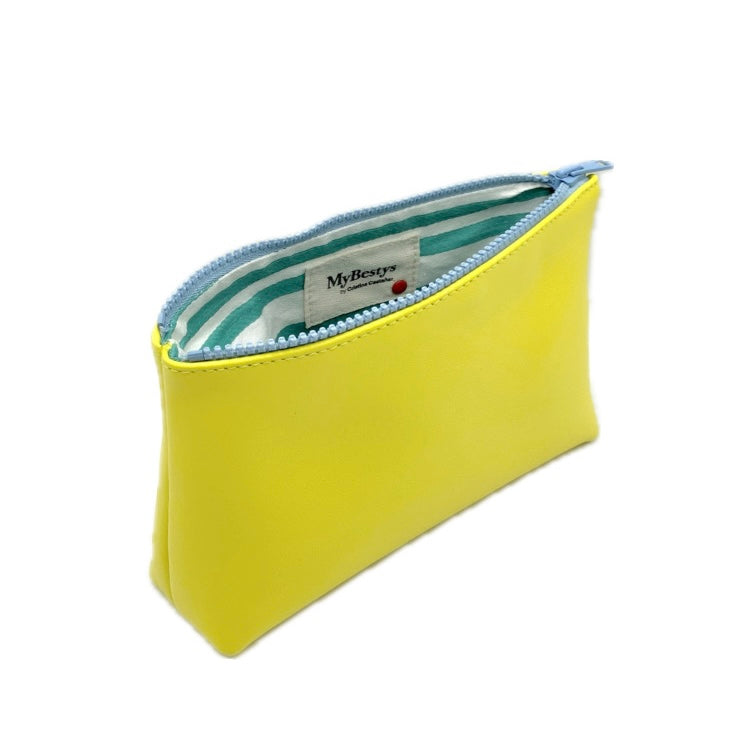 ZIP POUCH S YELLOW