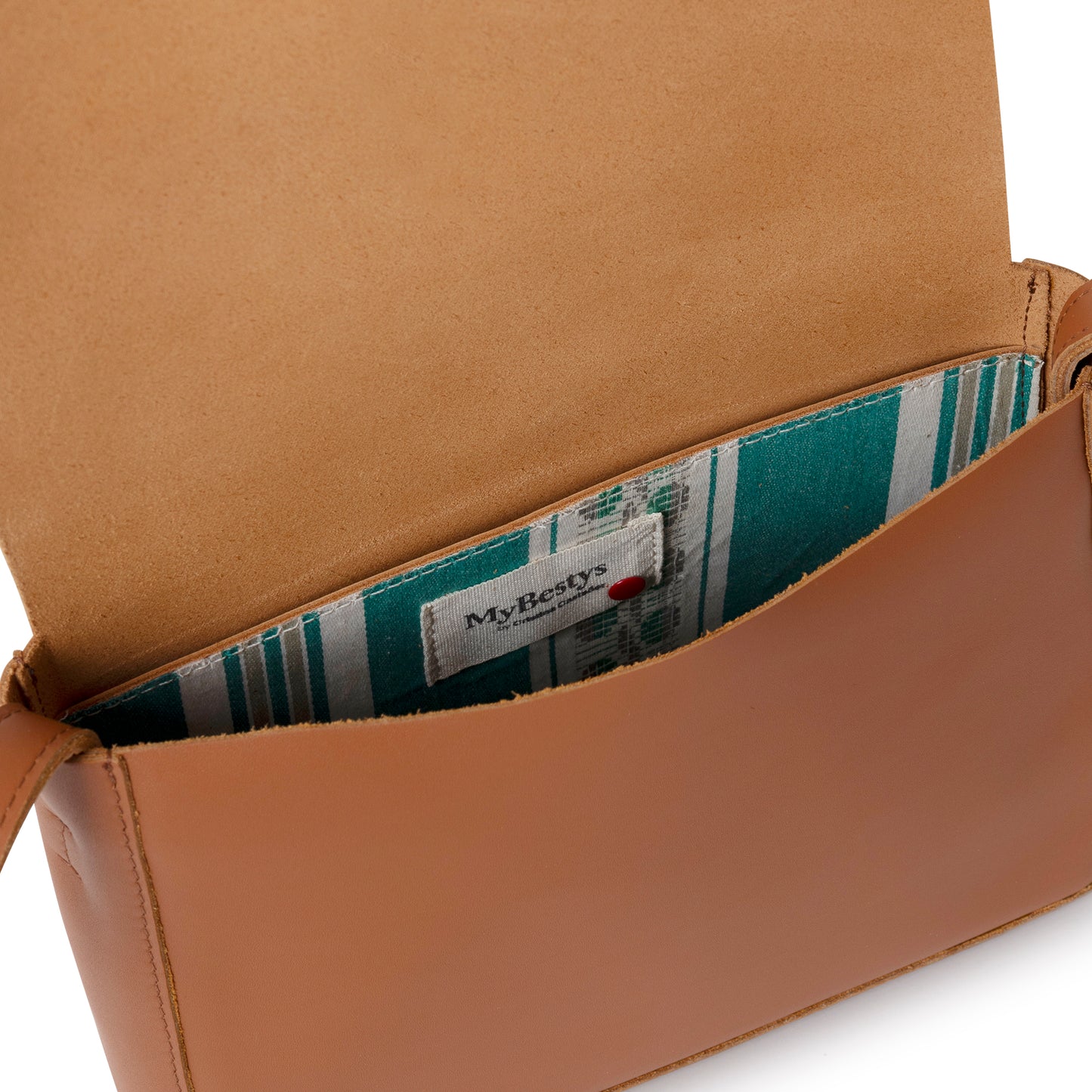 Bandolera cuir brown