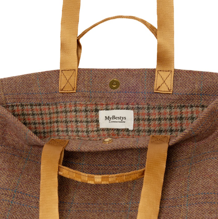 TOTE HORIZONTAL ESPIGA BROWN