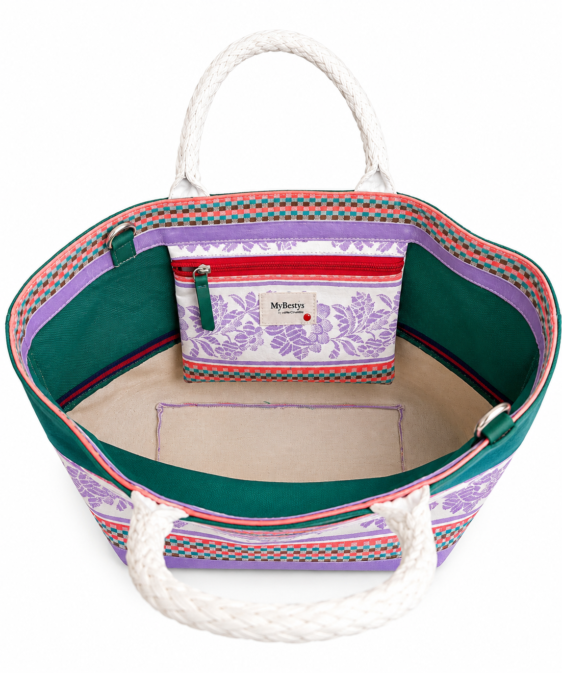 Tote Medium floral green