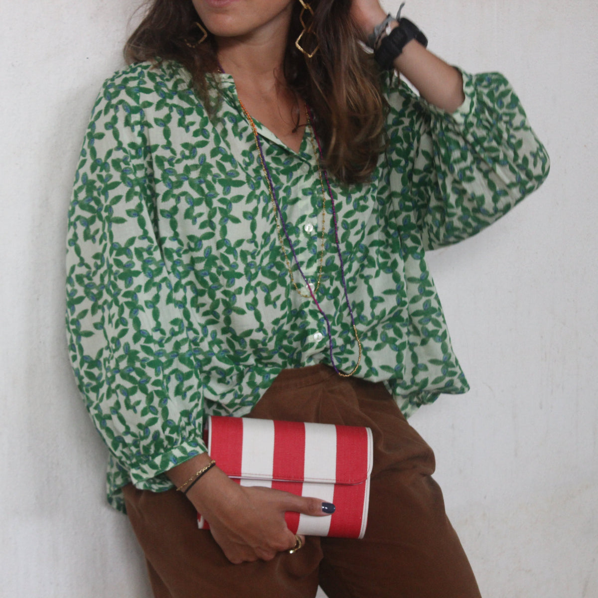 CLUTCH RED STRIPES
