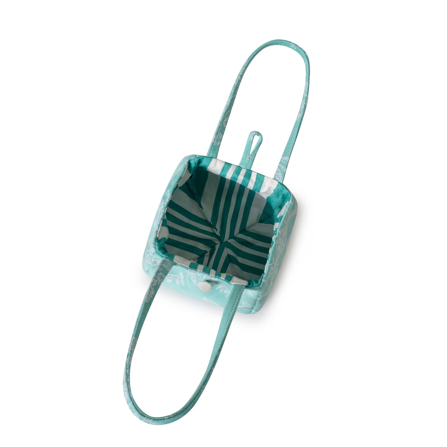 Bombonera Floral Blue