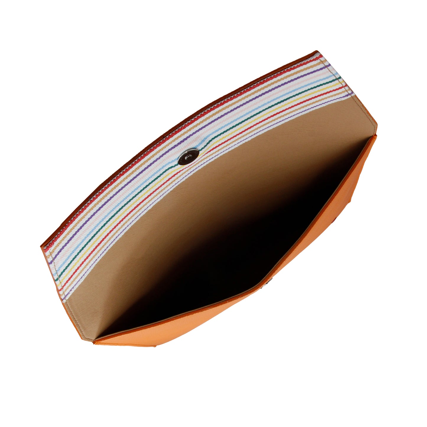 Funda Laptop Orange Leather