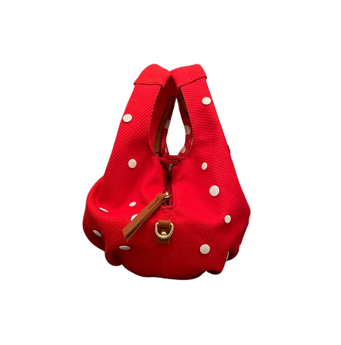 Yayoi Tokyo cotton rojo puntos blancos