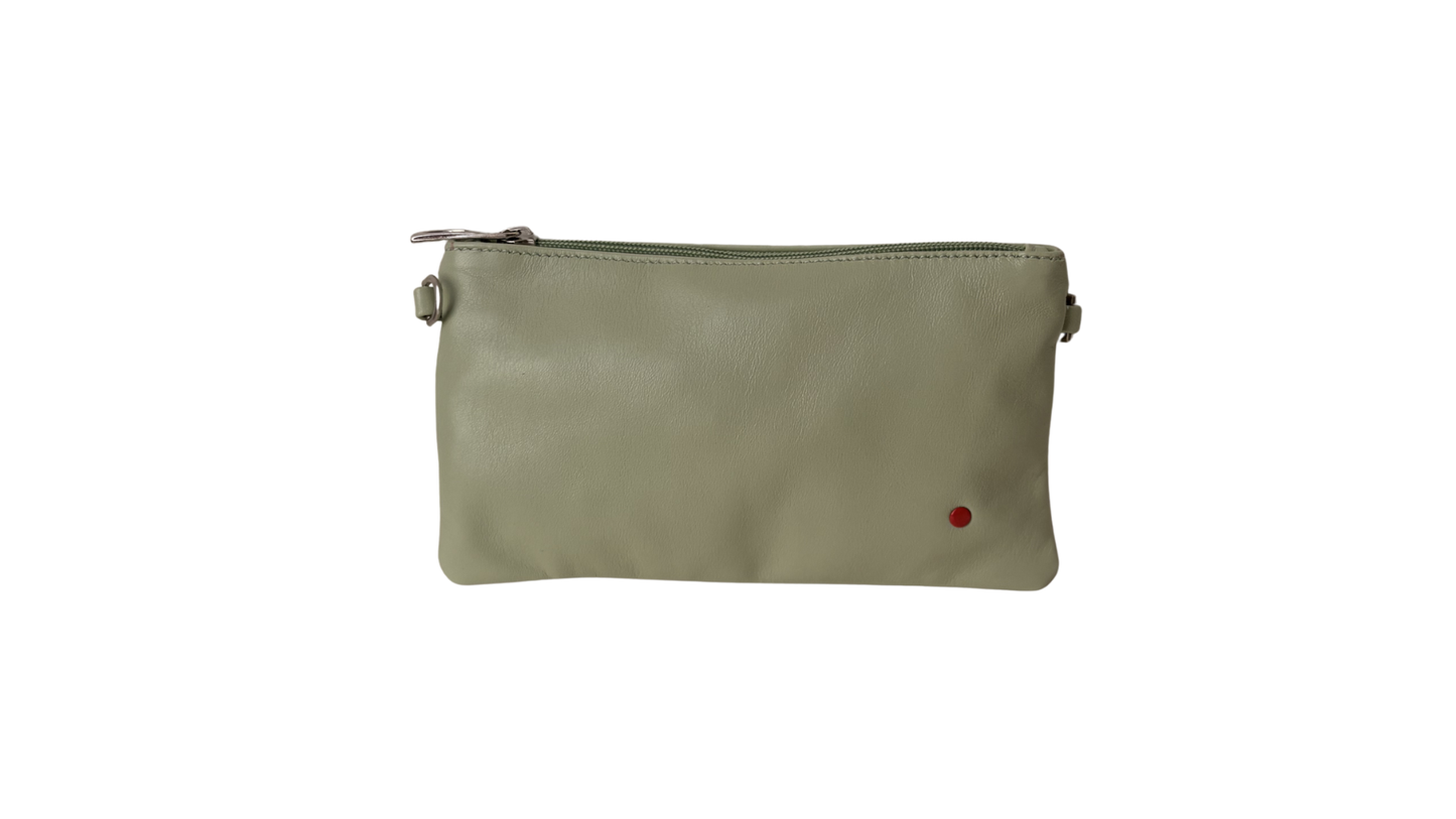 ZIP POUCH S LIGHT GREEN