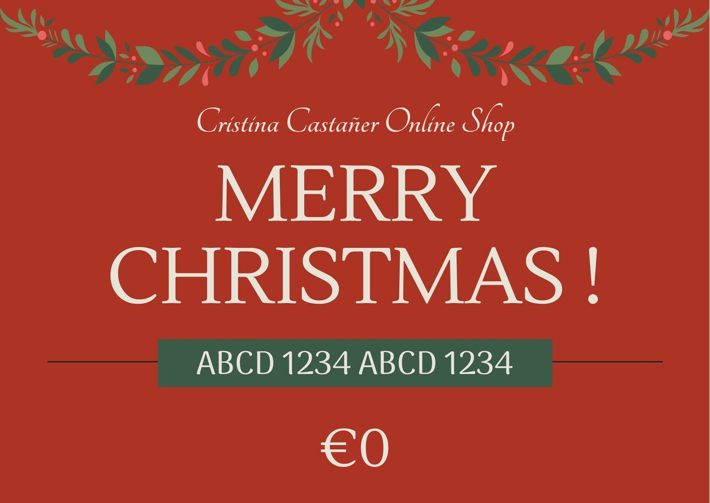 Christmas Gift Card