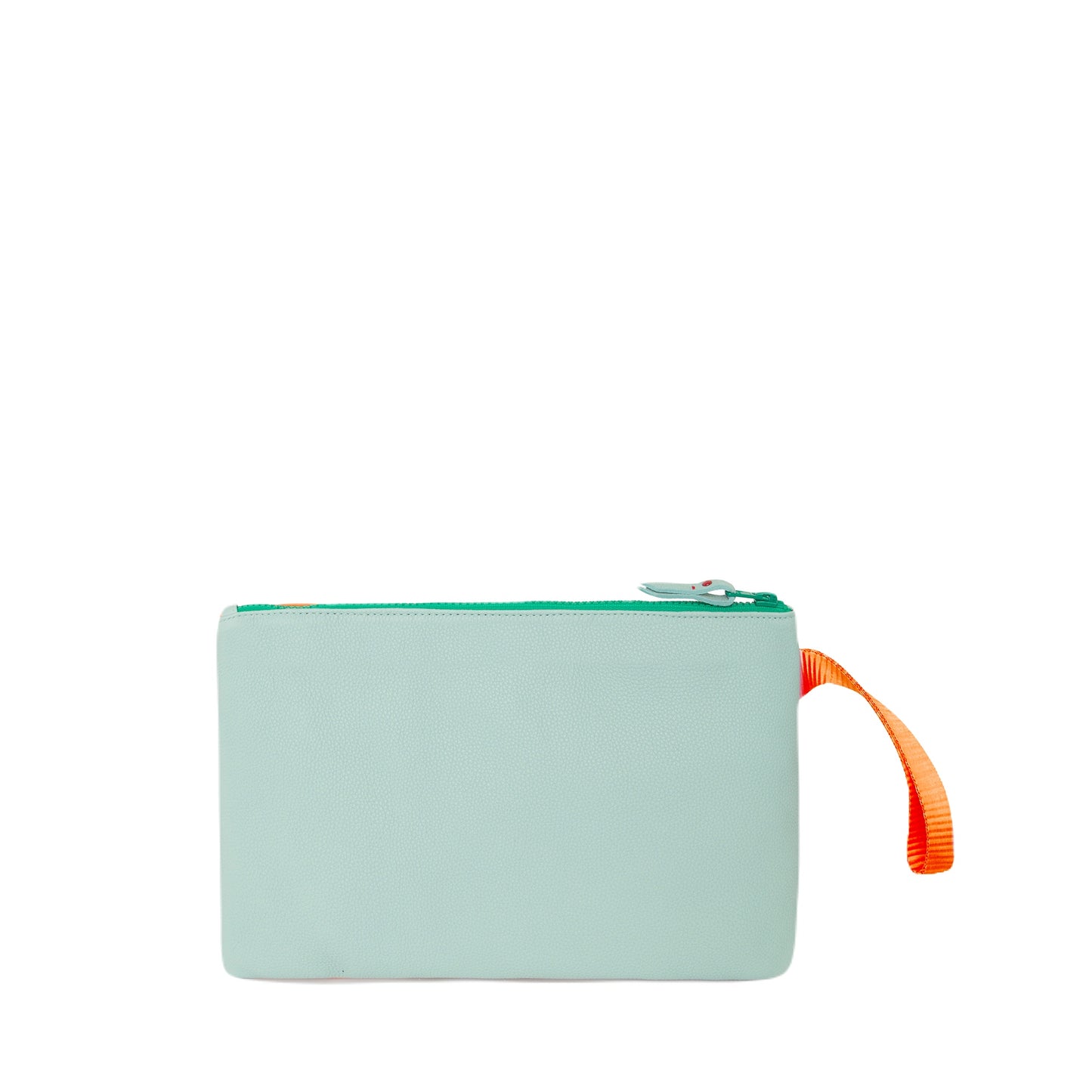ZIP POUCH M Orange and Blue