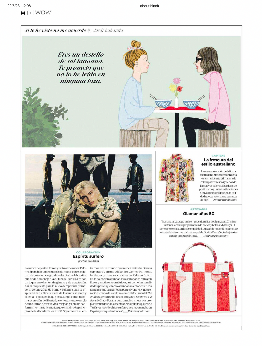 LA VANGUARDIA MAGAZINE
