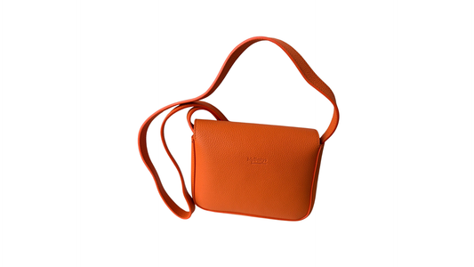 BANDOLERA ORANGE LEATHER