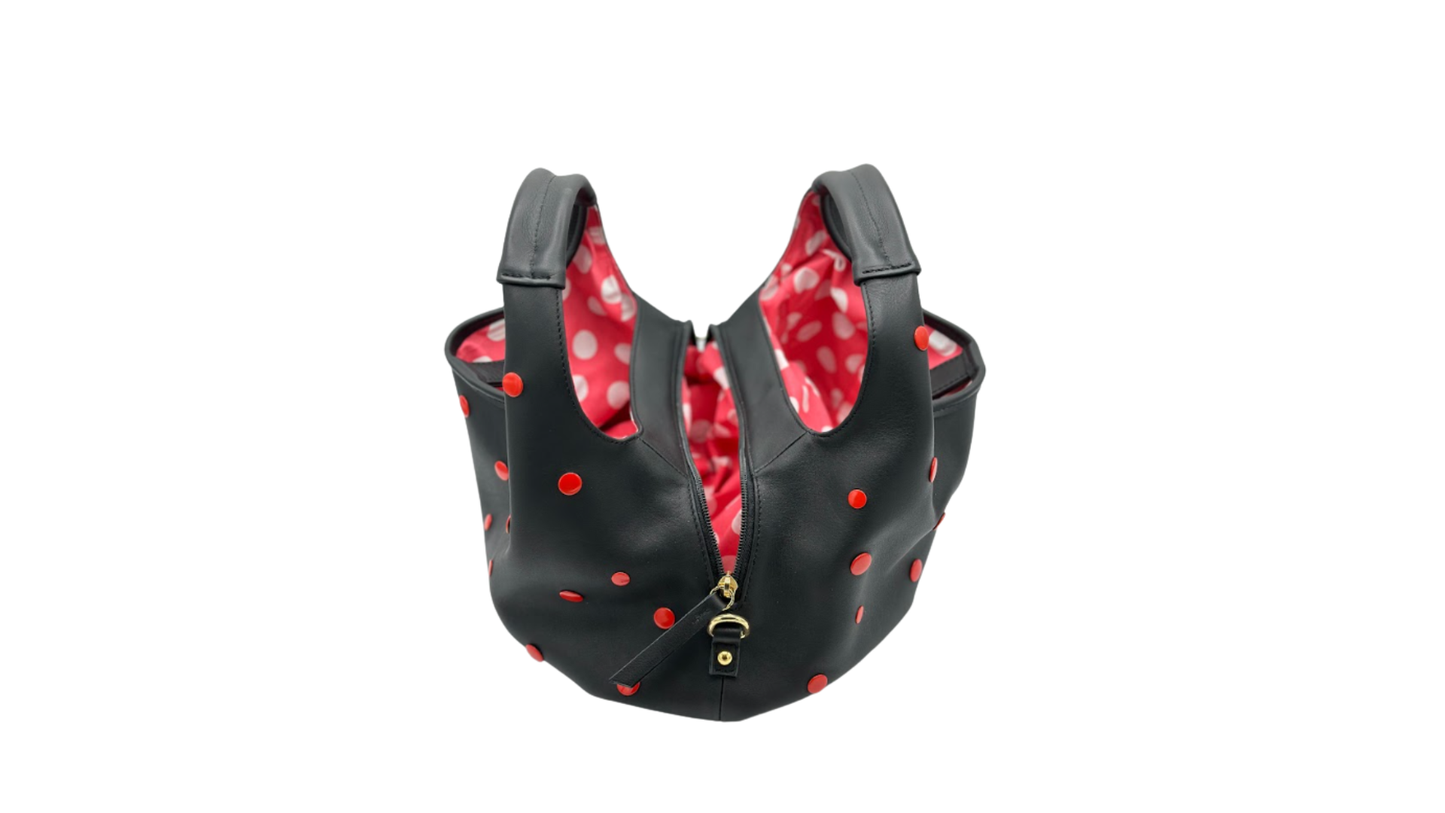 TOKYO LEATHER RED DOTS