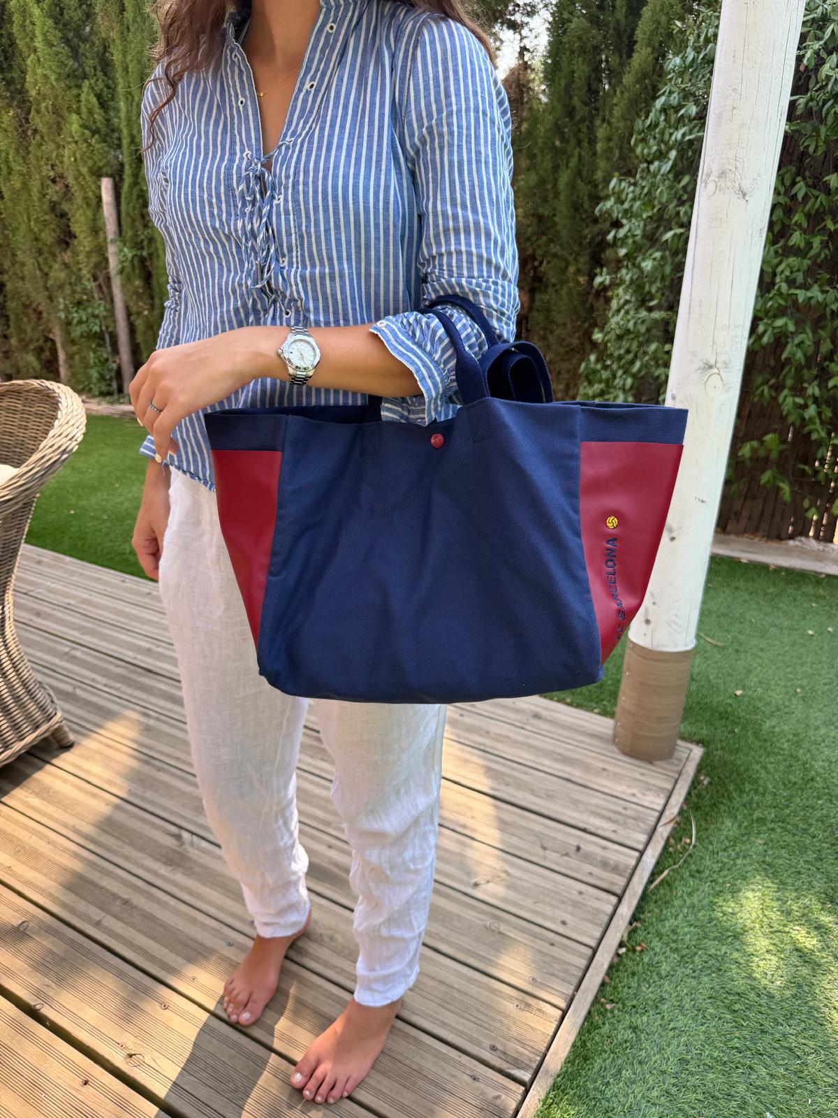 C.CASTAÑER BLAUGRANA SHOPPING BAG