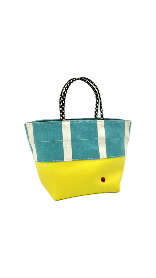 MINI TOTE YELLOW LEATHER