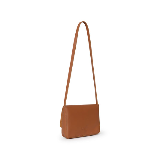 Bandolera cuir brown