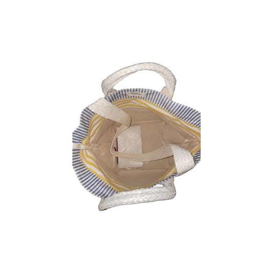 TOTE M YELLOW STRIPES