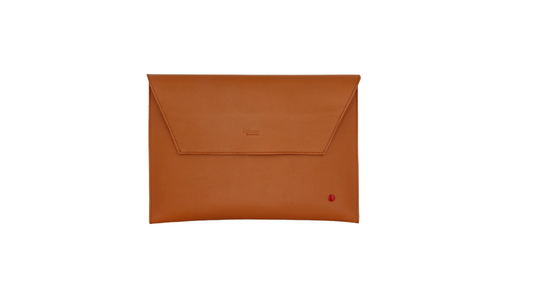 FUNDA LAPTOP. NATURAL LEATHER