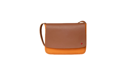 BANDOLERA CUIR BICOLOR