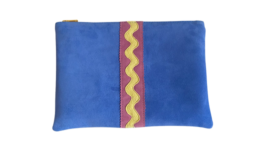 ZIP POUCH L BLUE