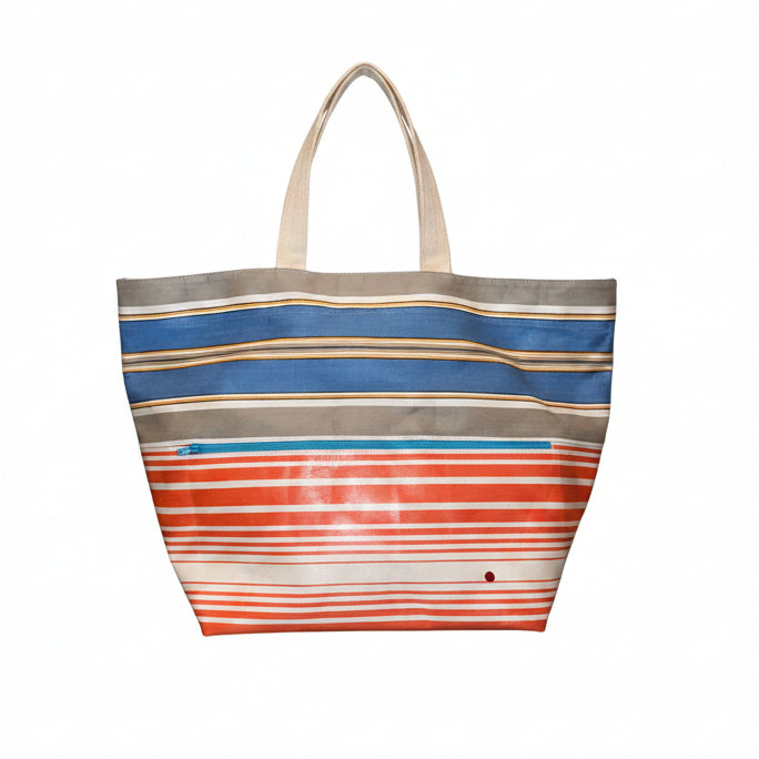 TOTE BOAT ORANGE-BLUE