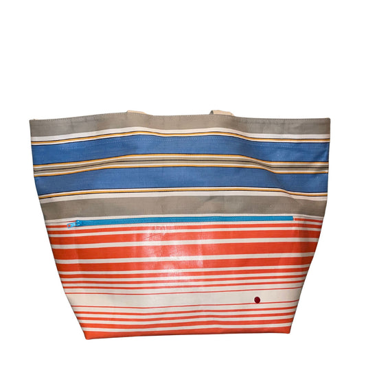 Tote boat orange-blue