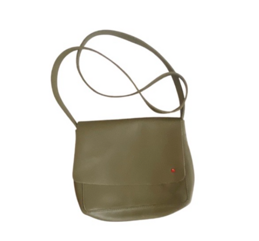 Bandolera Green Leather