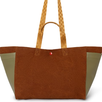 TOTE HORIZONTAL COTTON BICOLOR