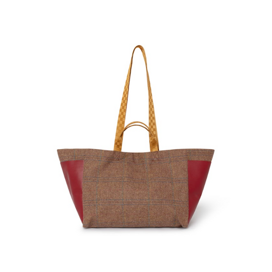 TOTE HORIZONTAL ESPIGA BROWN