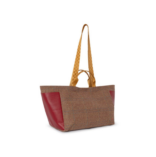 TOTE HORIZONTAL ESPIGA BROWN