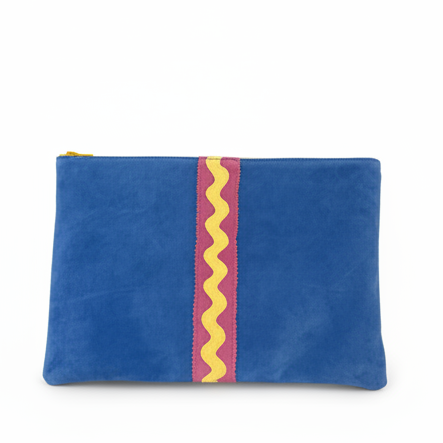 ZIP POUCH STRIPE L