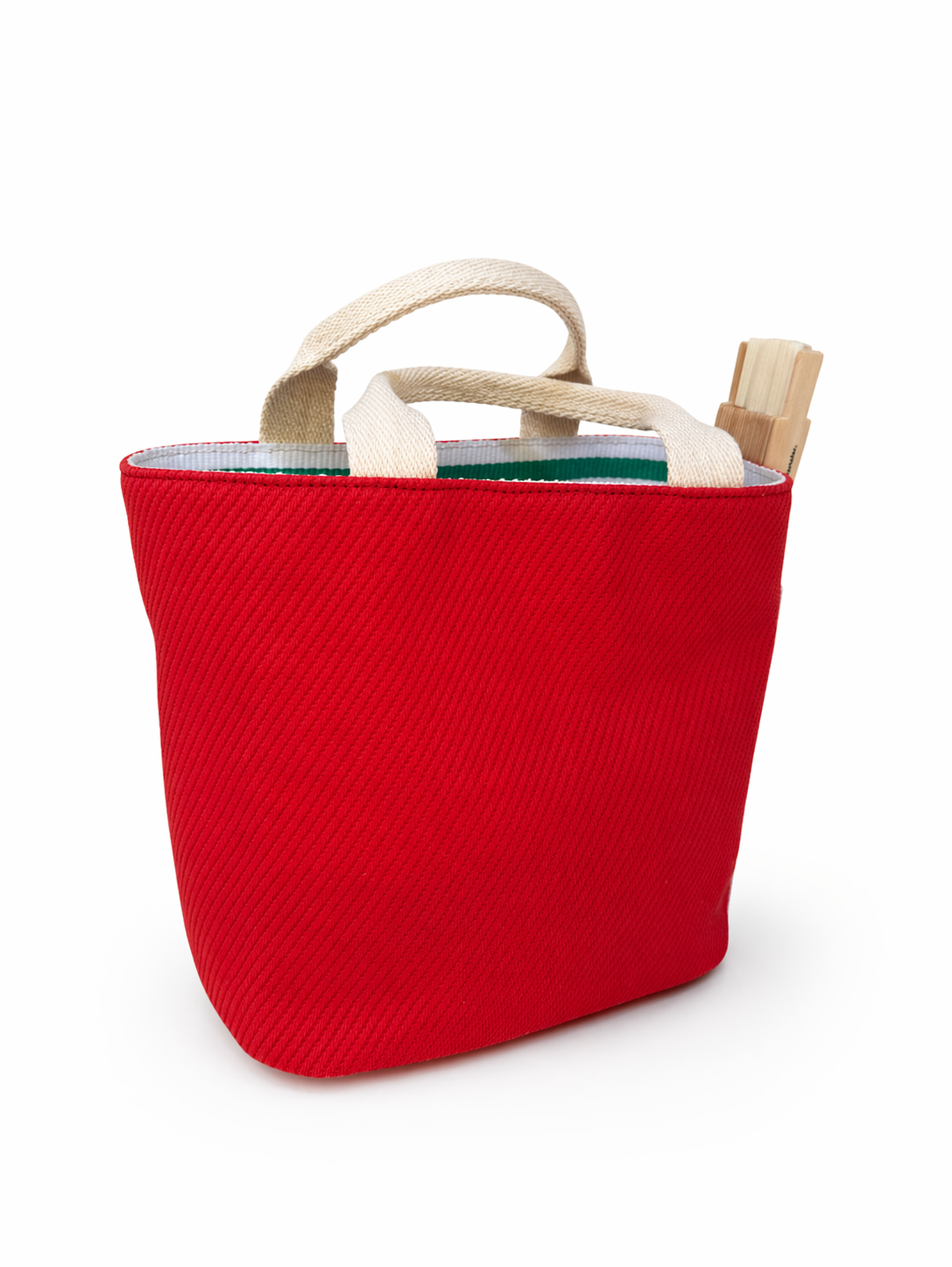 CESTO ABANICO ROJO