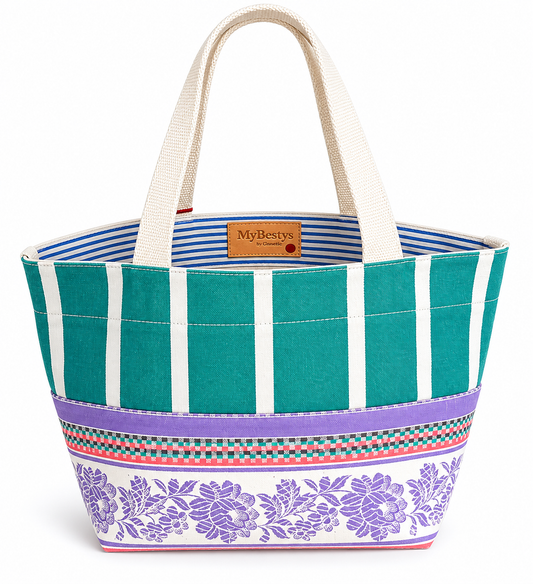 Tote Medium floral green