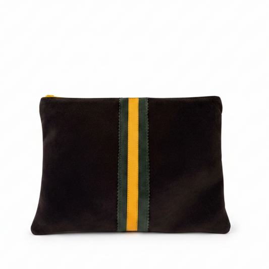 ZIP POUCH STRIPE L