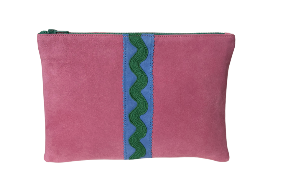 ZIP POUCH STRIPE L