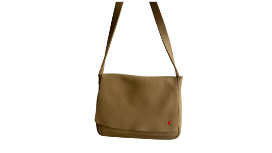 BANDOLERA GREEN LEATHER