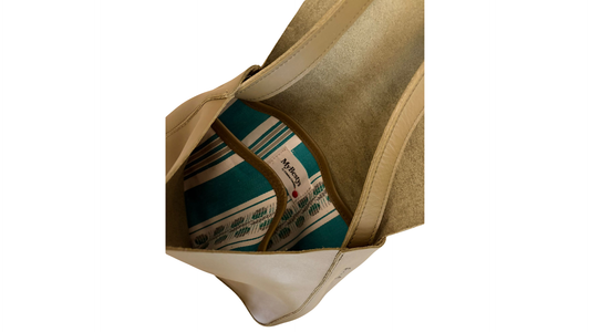 BANDOLERA GREEN LEATHER