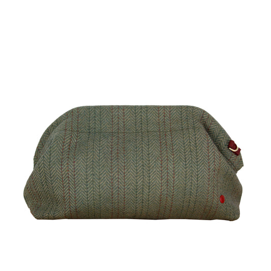 CLUTCH BURGUNDY GREEN