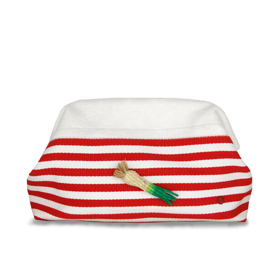 CLUTCH RED STRIPES LEEK