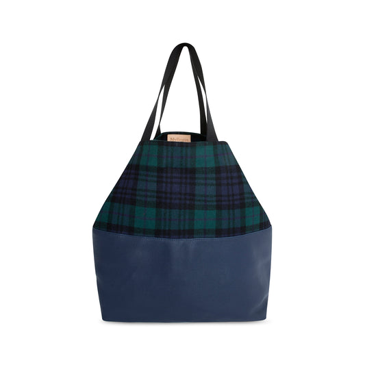 TOTE LARGE TARTAN VERDE