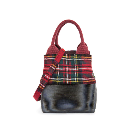 TOTE MINI TARTAN ROJO - GRANATE