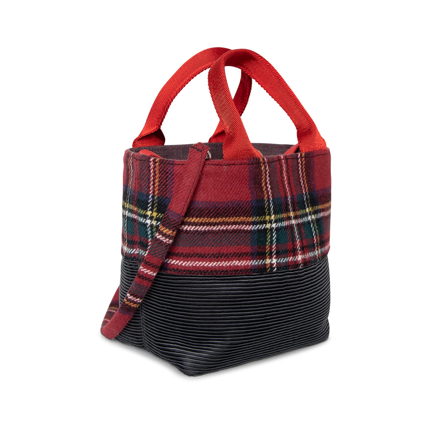 TOTE MINI TARTAN ROJO