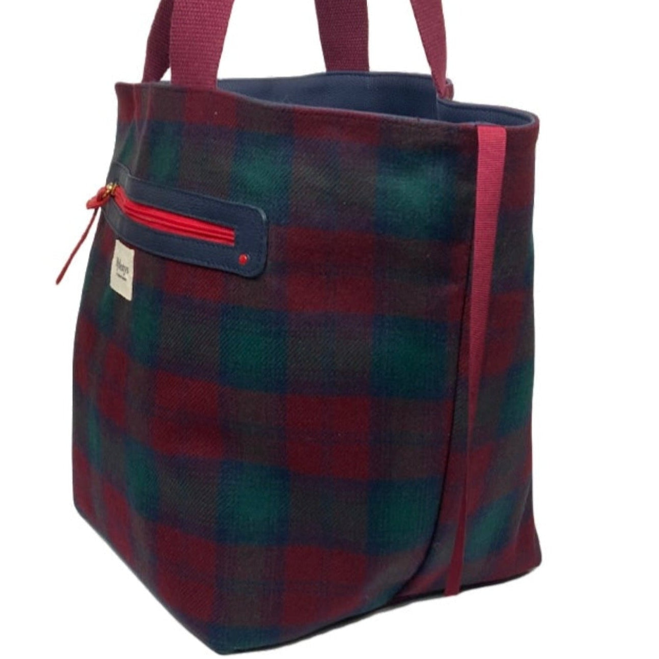 TOTE MEDIUM REVERSIBLE BLUE/ TARTAN