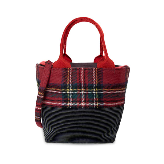 TOTE MINI TARTAN ROJO