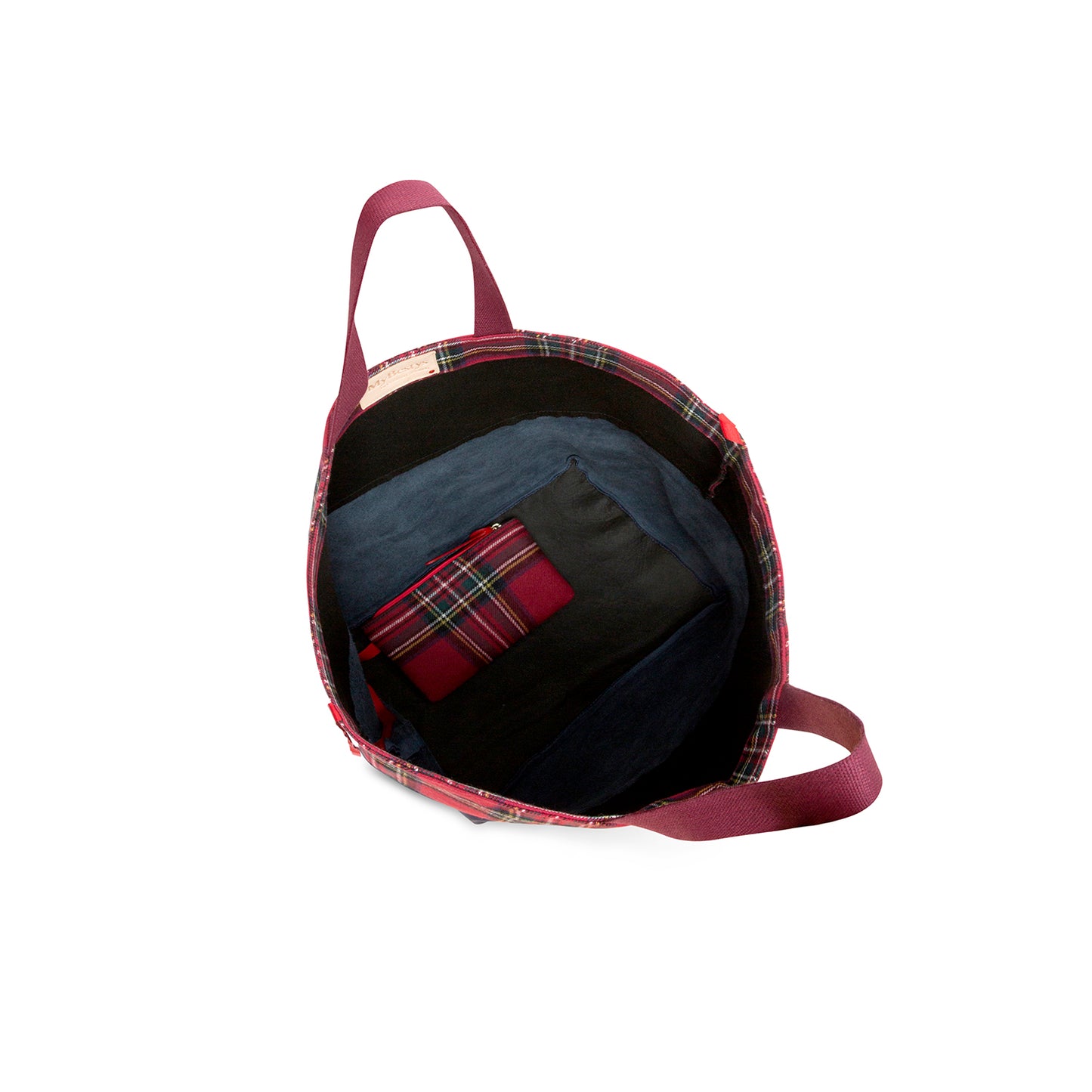 TOTE LARGE TARTAN RED