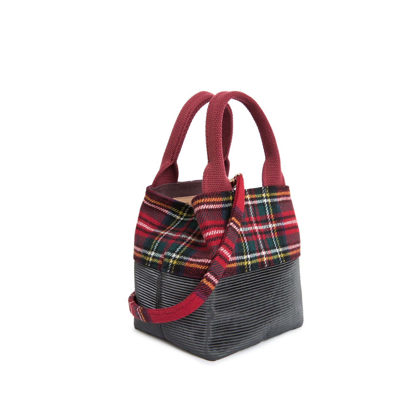 TOTE MINI TARTAN ROJO - GRANATE