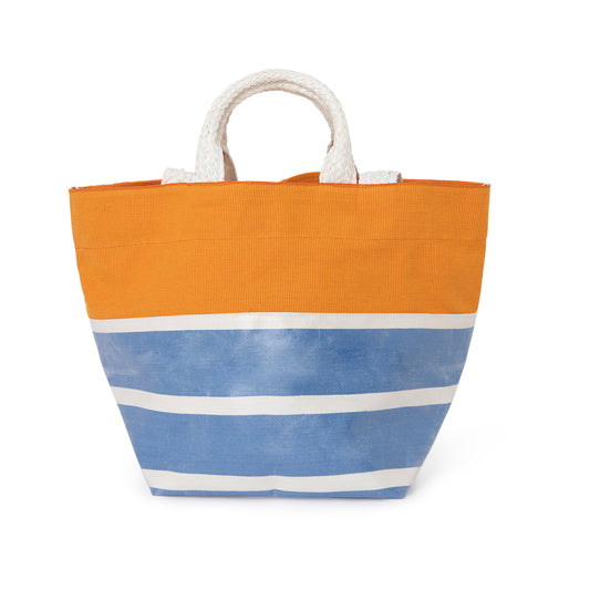 TOTE MEDIUM ORANGE-BLUE